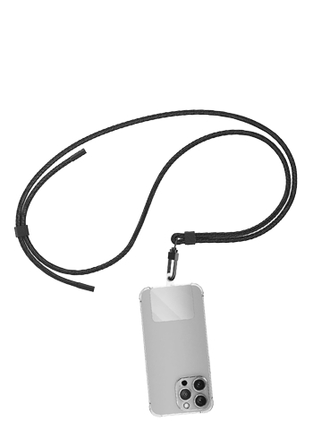 4smarts Universal Necklace PhonoLace Strap Black