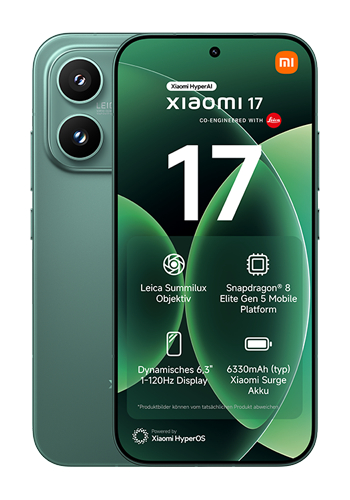 Xiaomi 17 12/512GB Dual-SIM green Android 16 smartphone