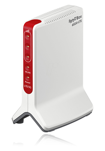 AVM Router 20002906 / 6820 LTE Red on White