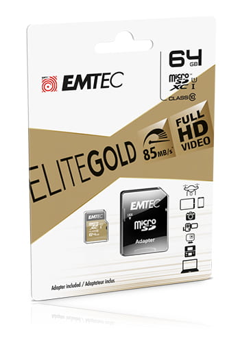 Emtec MicroSDXC 64GB, memory card, UHS1