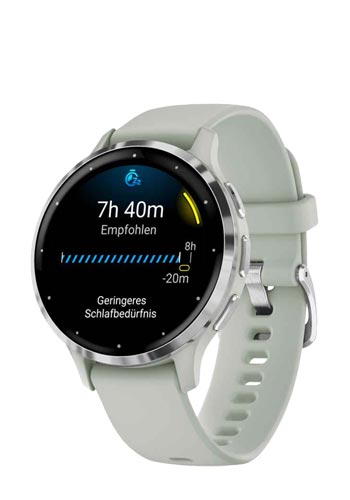 Garmin VENU 3S GPS Fitness Smartwatch Silver-Sage Grey, Smartwatch, 010-02785-01