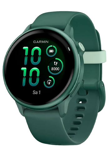 Garmin Vivoactive 6 Smartwatch, Jasper Green, 42mm, 010-02985-02