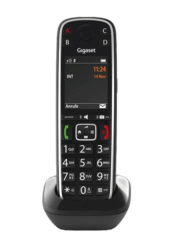 Gigaset Cordless Telephone Black, E720HX, S30852-H2963-B101