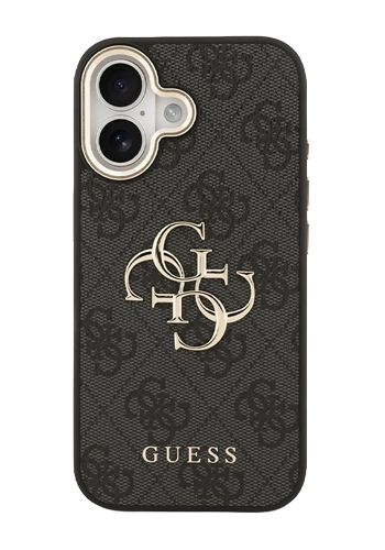 GUESS Hard Cover 4G Metal Logo Black, for Apple iPhone 17, GUHCP17S4GMGCGR