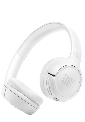 JBL Tune 530 BT Bluetooth On-Ear Headset, White, T530BTWHTEU