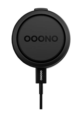 ooono CO-Driver NO2 Traffic Sign, CarPlay AND Android Auto compatible Black