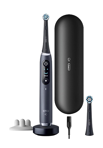 Oral-B iO 9N Electric Toothbrush incl. 2 brush heads and travel case Black