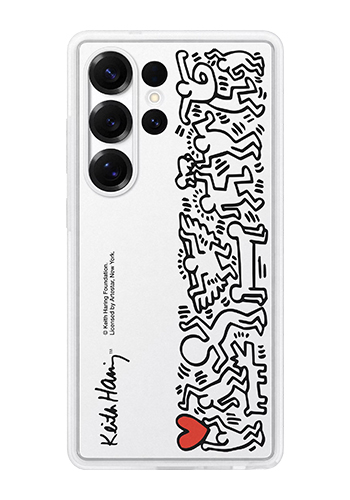 SAMSUNG Flipsuit Case Keith Haring White, for Galaxy S25 Ultra, EF-MS938CWEGWW
