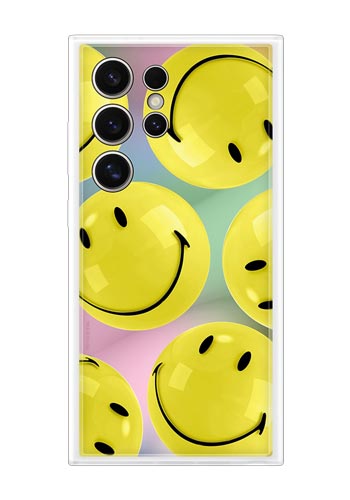 SAMSUNG Flipsuit Case Smiley Yellow, for
