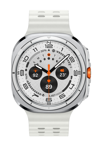 SAMSUNG Galaxy Watch Ultra LTE (2025) Titanium White, SM-L705FAW2DBT, 47mm