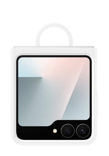 SAMSUNG Silicone Case with Ring White