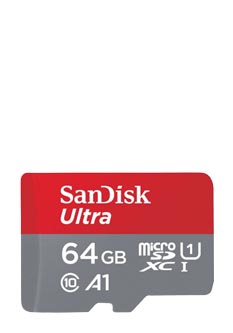 SANDISK Ultra microSDXC 64GB, 100 MB/s