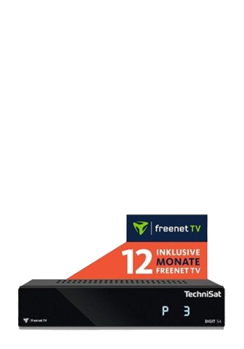 TechniSat DIGIT S4 freenet TV 12-Month Black