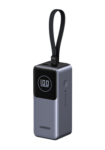 UGREEN 20,000 mAh Power Bank, 130W Two-Way Fast Charging, Grey, Universal