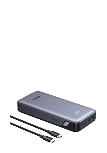UGREEN 20,000 mAh Power Bank, 67W Two-Way Fast Charging, Grey, Universal